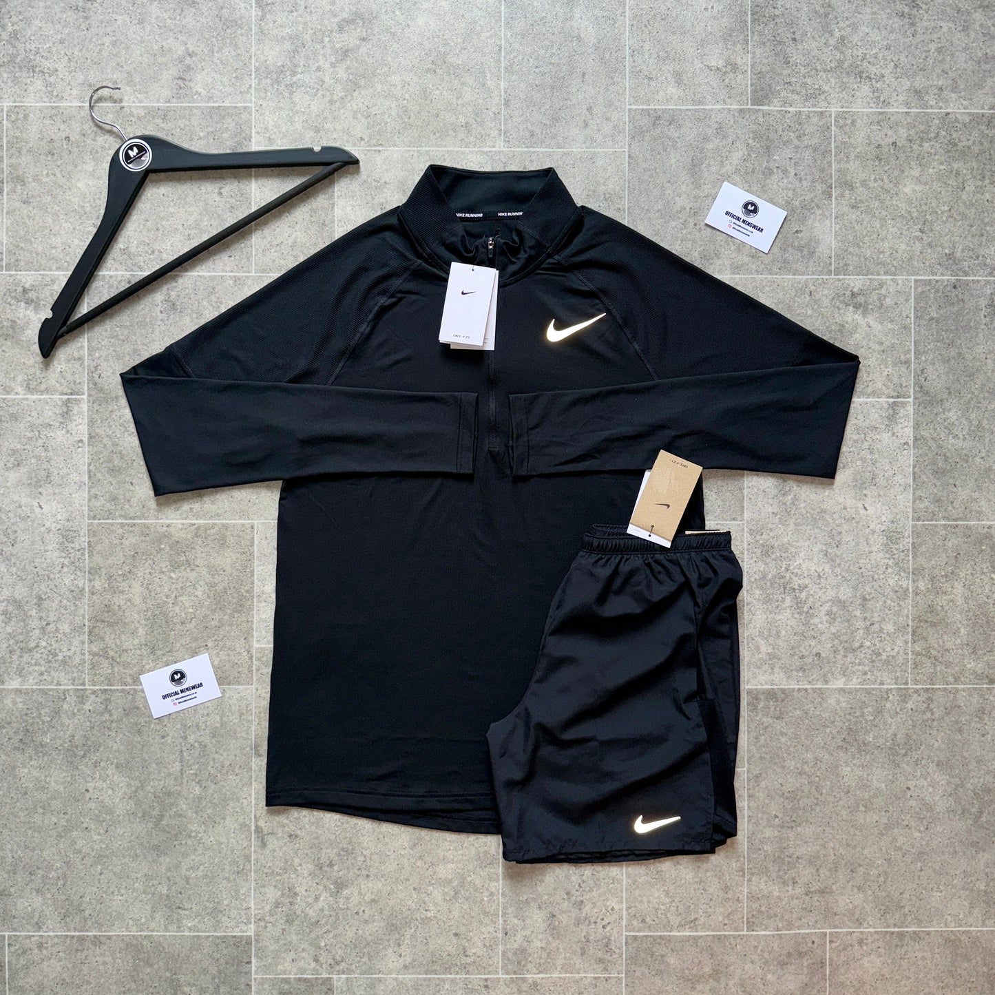 NIKE CHALLENGER x ZIP SET - BLACK