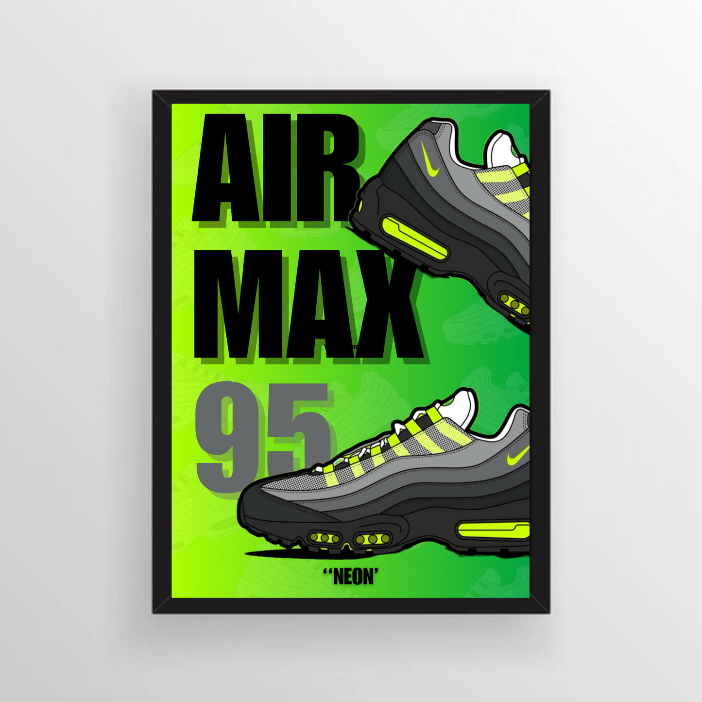 AIRMAX 95 ‘NEON’ FRAMED PRINT