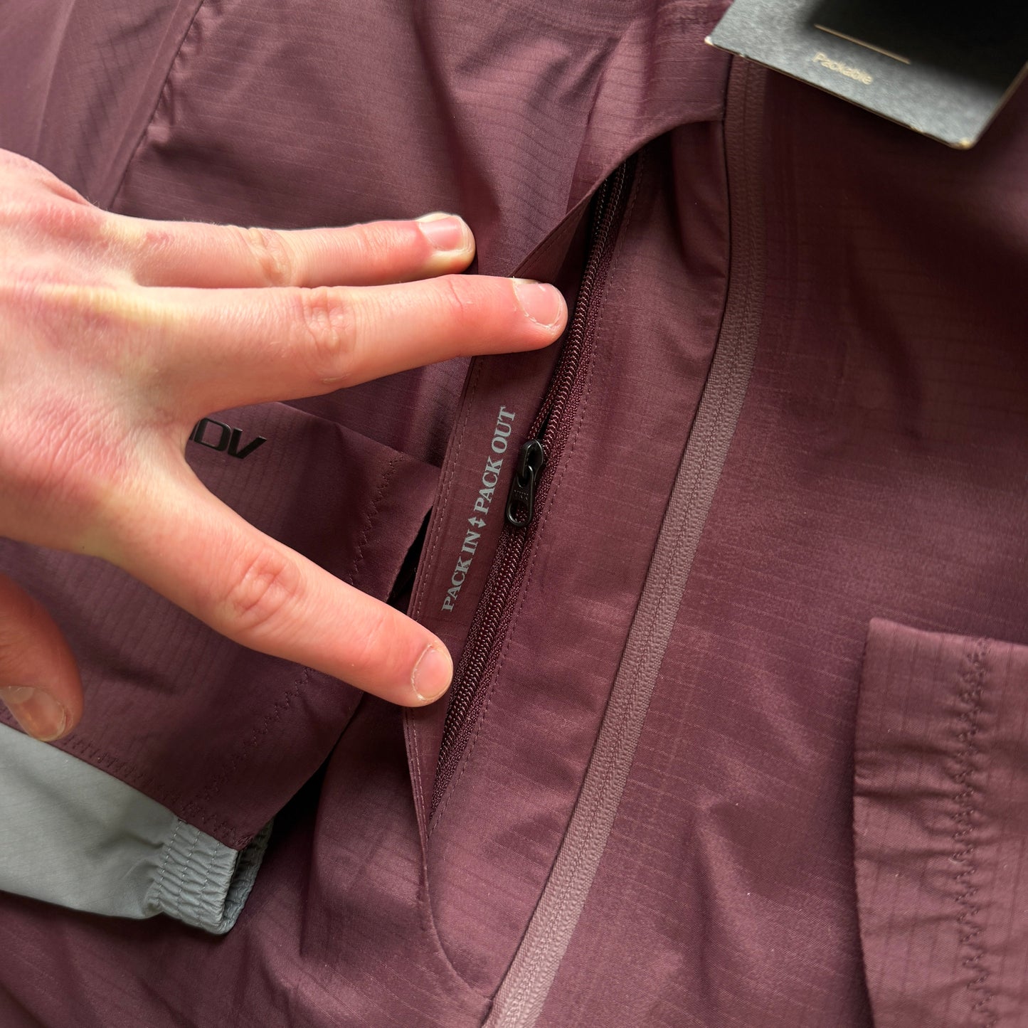 Nike ‘2025’ Cosmic Peaks Storm-fit ADV Waterproof Jacket - Maroon/Grey