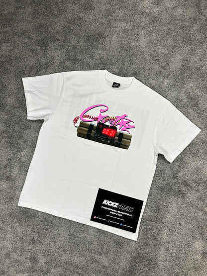 Corteiz No Time 4 Luv White Tee Shirt