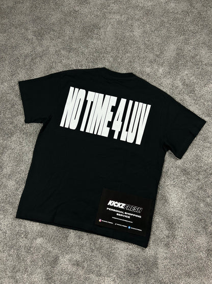 Corteiz No Time 4 Luv Black Tee Shirt