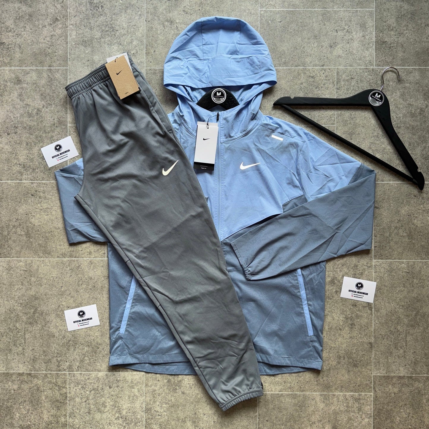 Nike uv x Therma-fit challenger pants set - cobalt bliss