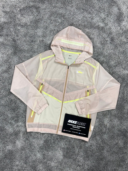 Nike Wildrun Windrunner Jacket Beige Lime