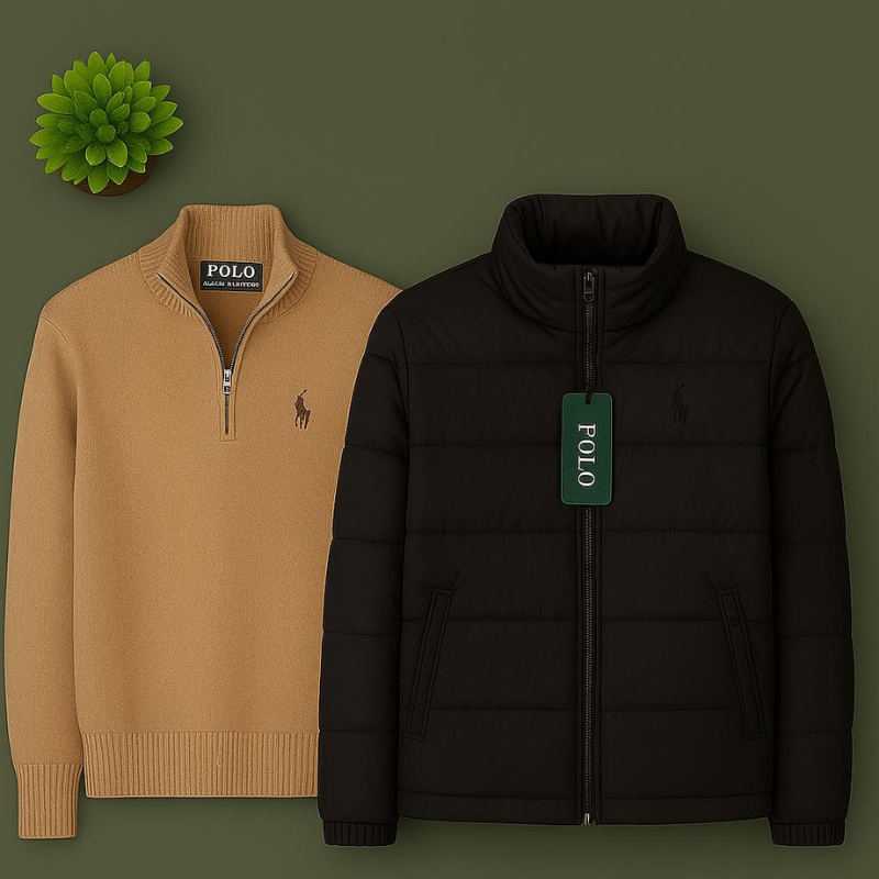 Ensemble Complet RL™ – Zip Pull & Doudoune