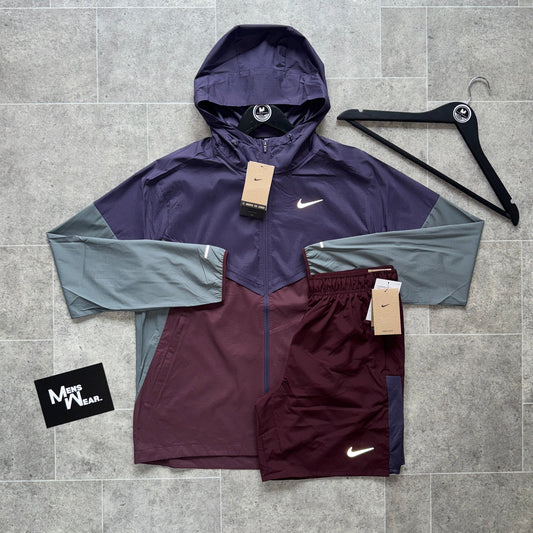 Nike UV windbreaker x challenger set - purple/maroon