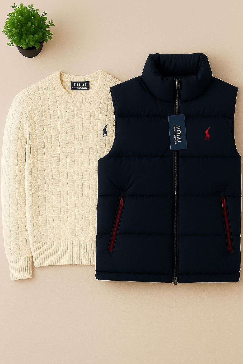 Ensemble Complet RL™ – Doudoune & Pull