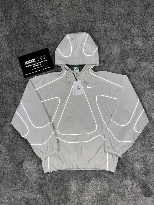 Corteiz RTW x Nike NRG Off White Reflective Jacket