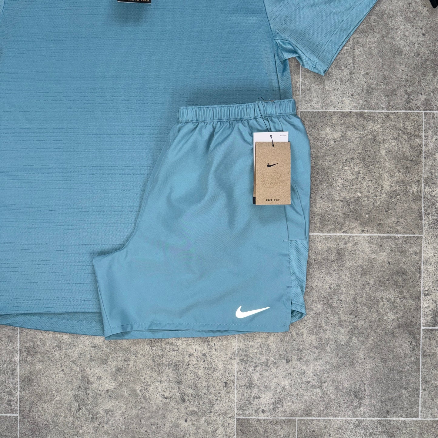 NIKE MILER 1.0 x CHALLENGER SET - DENIM TURQUOISE