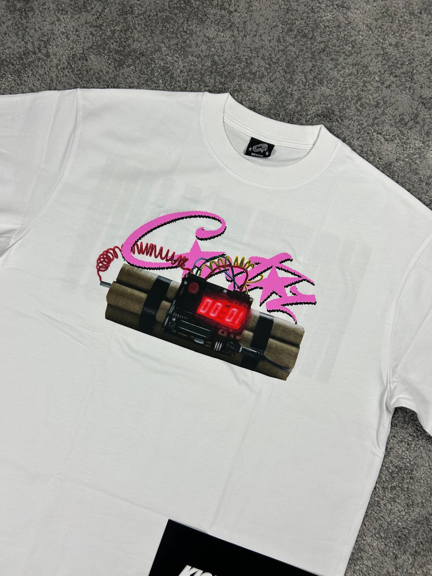 Corteiz No Time 4 Luv White Tee Shirt