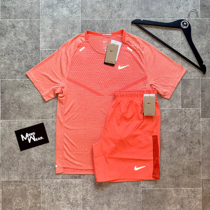 Nike dri-fit ADV techknit x challenger set - Salmon