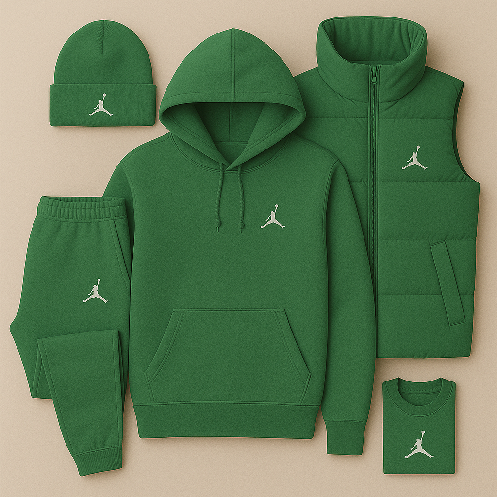 Ensemble Streetwear JRD – Sweat à Capuche, Pantalon et Gilet