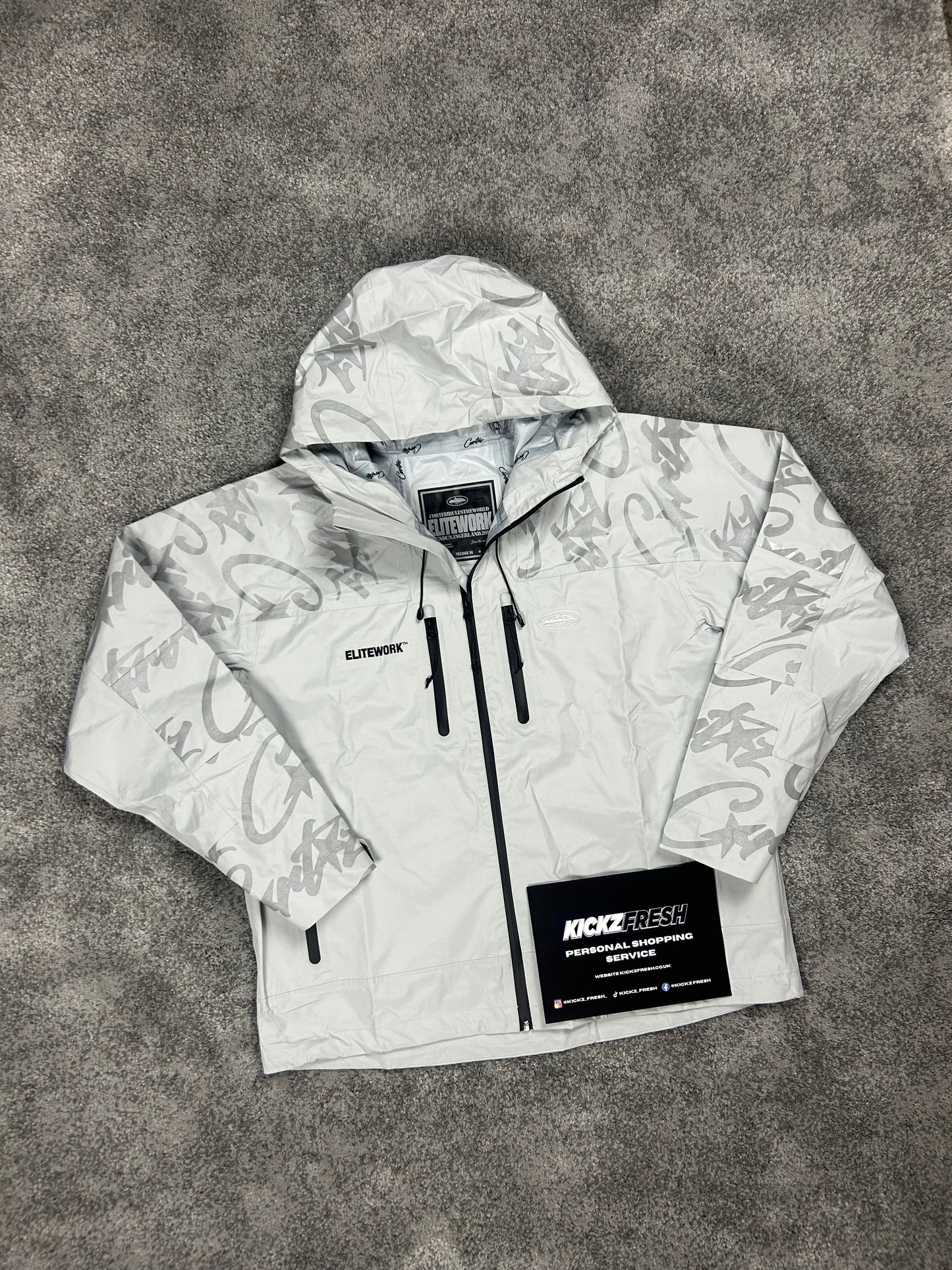 Corteiz Elitework Shell Grey Jacket