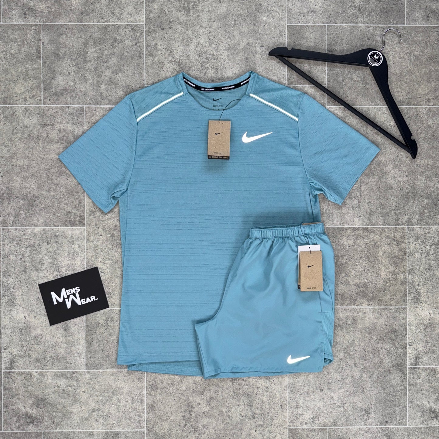 NIKE MILER 1.0 x CHALLENGER SET - DENIM TURQUOISE