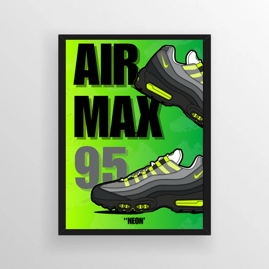 AIRMAX 95 ‘NEON’ FRAMED PRINT