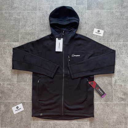 BERGHAUS CARNOT HOODED JACKET - BLACK