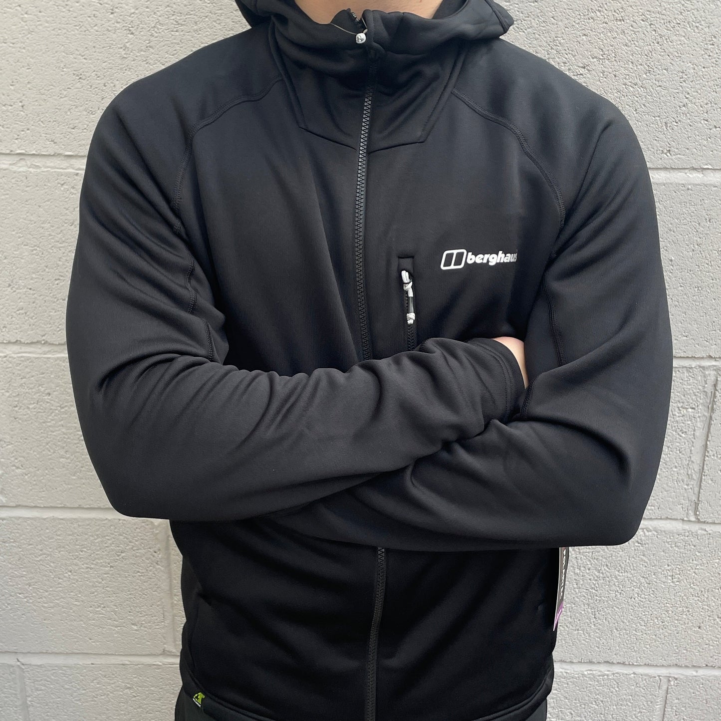 BERGHAUS CARNOT HOODED JACKET - BLACK